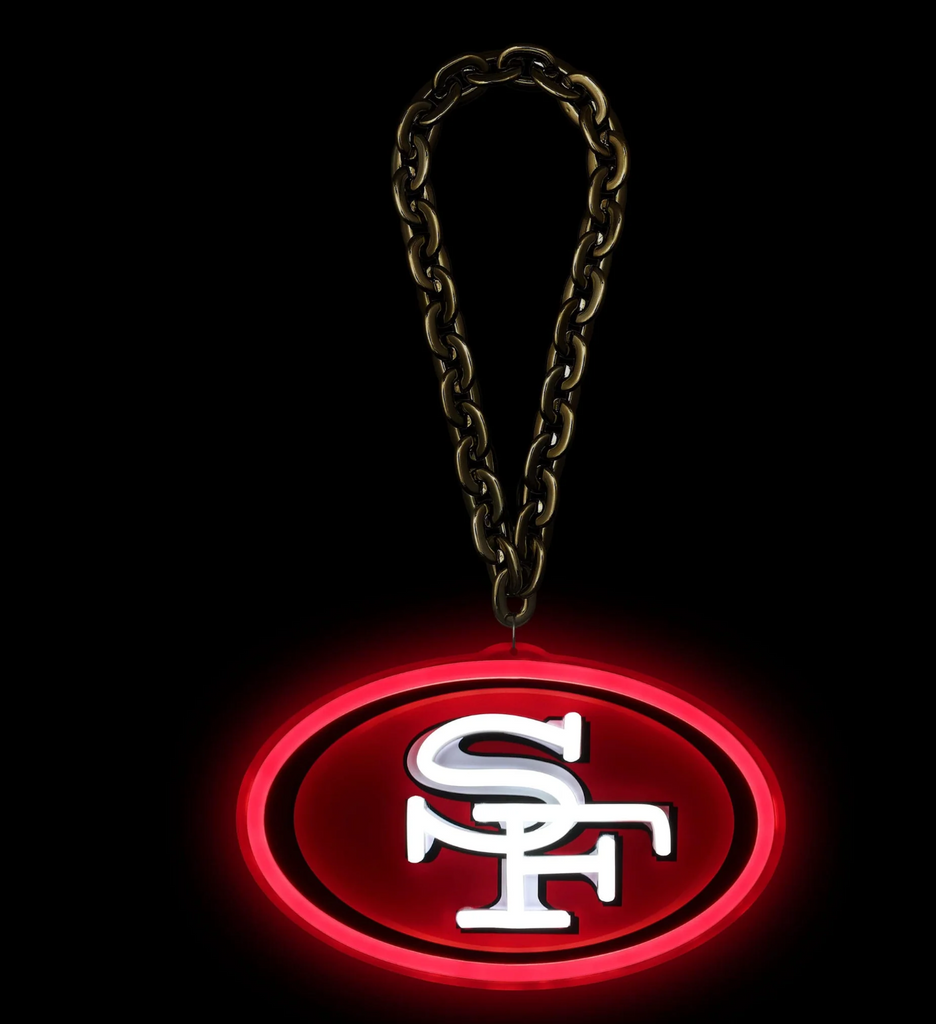 SF 49ers Light Up Fan Chain