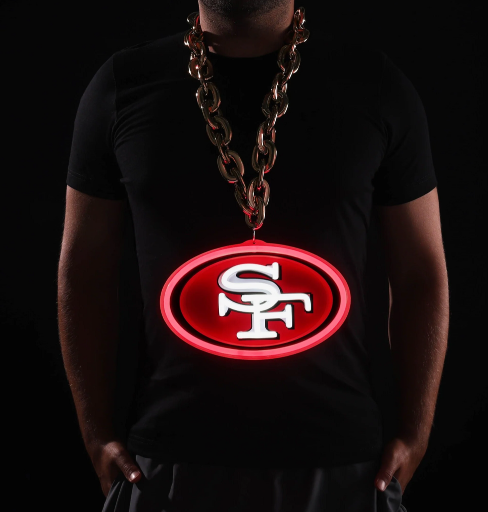 SF 49ers Light Up Fan Chain