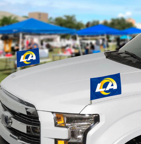 LA Rams Mini Car Flags