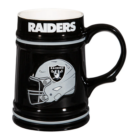 LV Raiders Ceramic Stein Cup 24oz