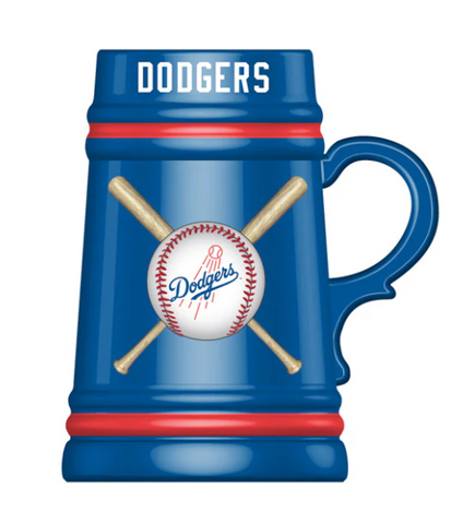 LA Dodgers Ceramic Stein Cup 24oz