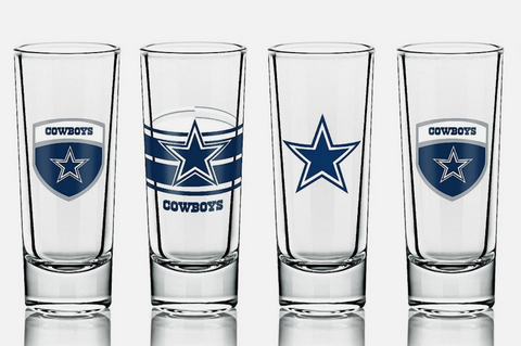Dallas Cowboys 6-pack Shot Glasses Set