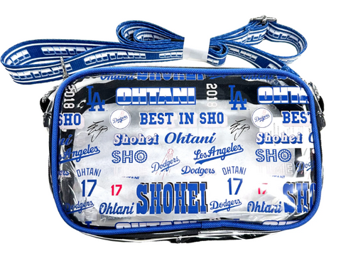 LA Dodgers Shohei Otani Script Clear Bag