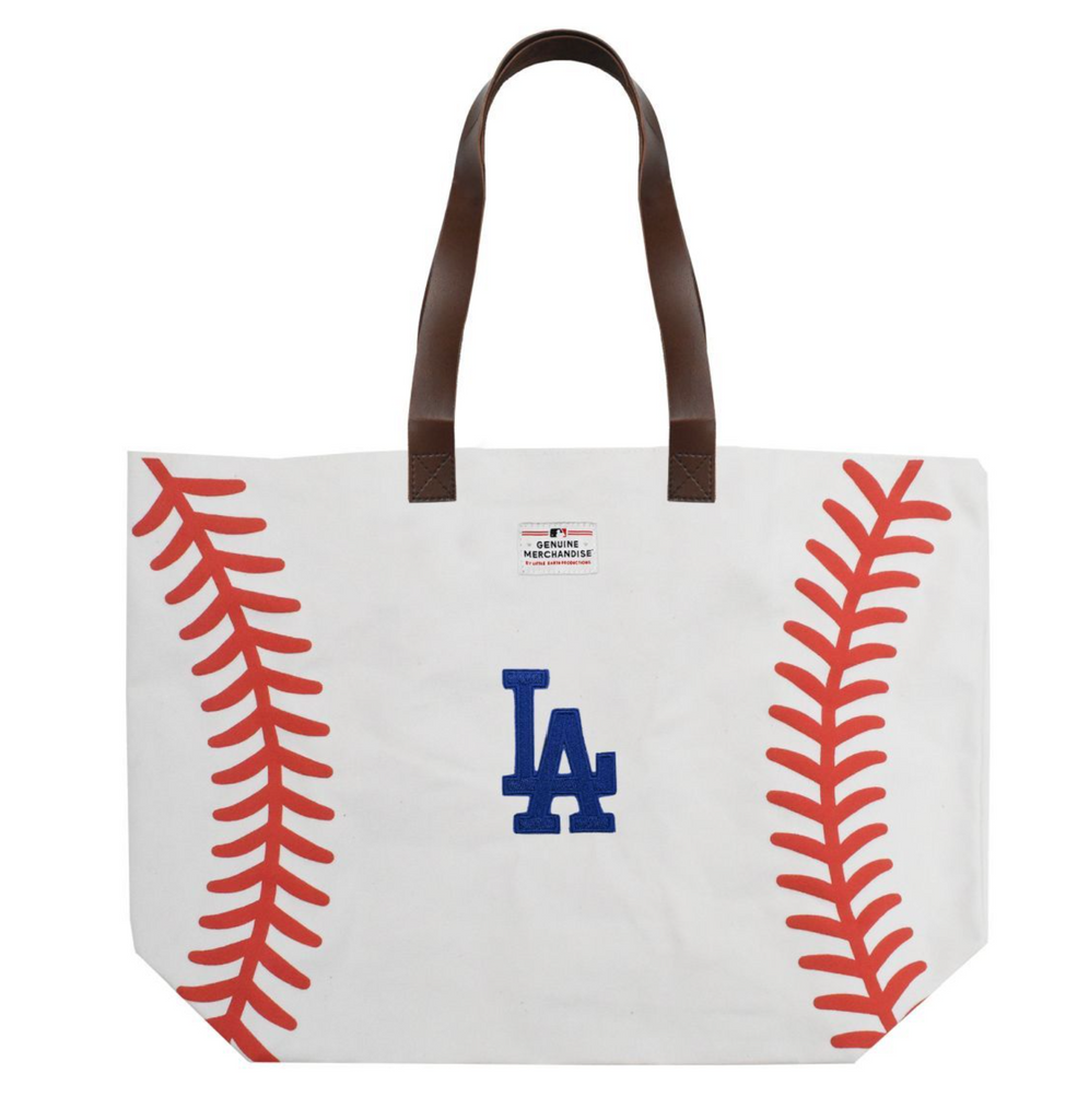 LA Dodgers Baseball Tote Bag