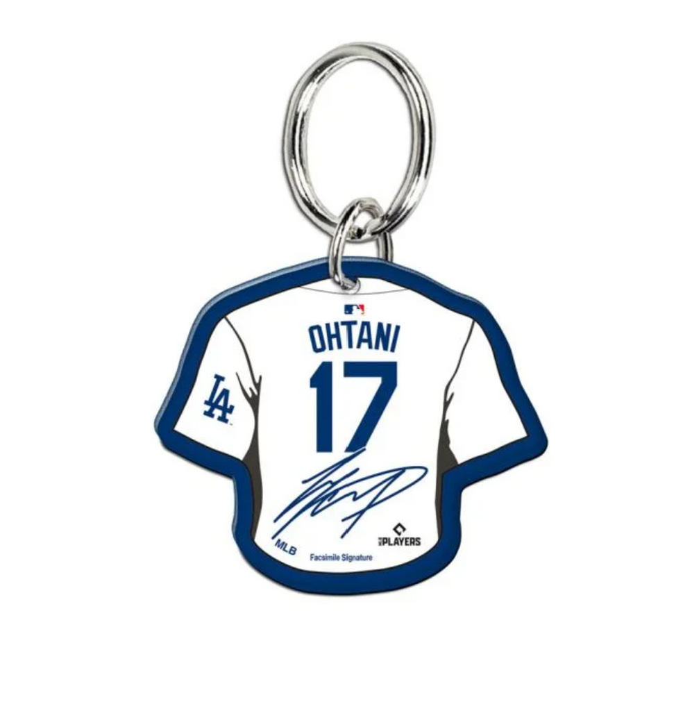LA Dodgers Ohtani Acrylic Jersey Keychain