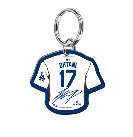 LA Dodgers Ohtani Acrylic Jersey Keychain
