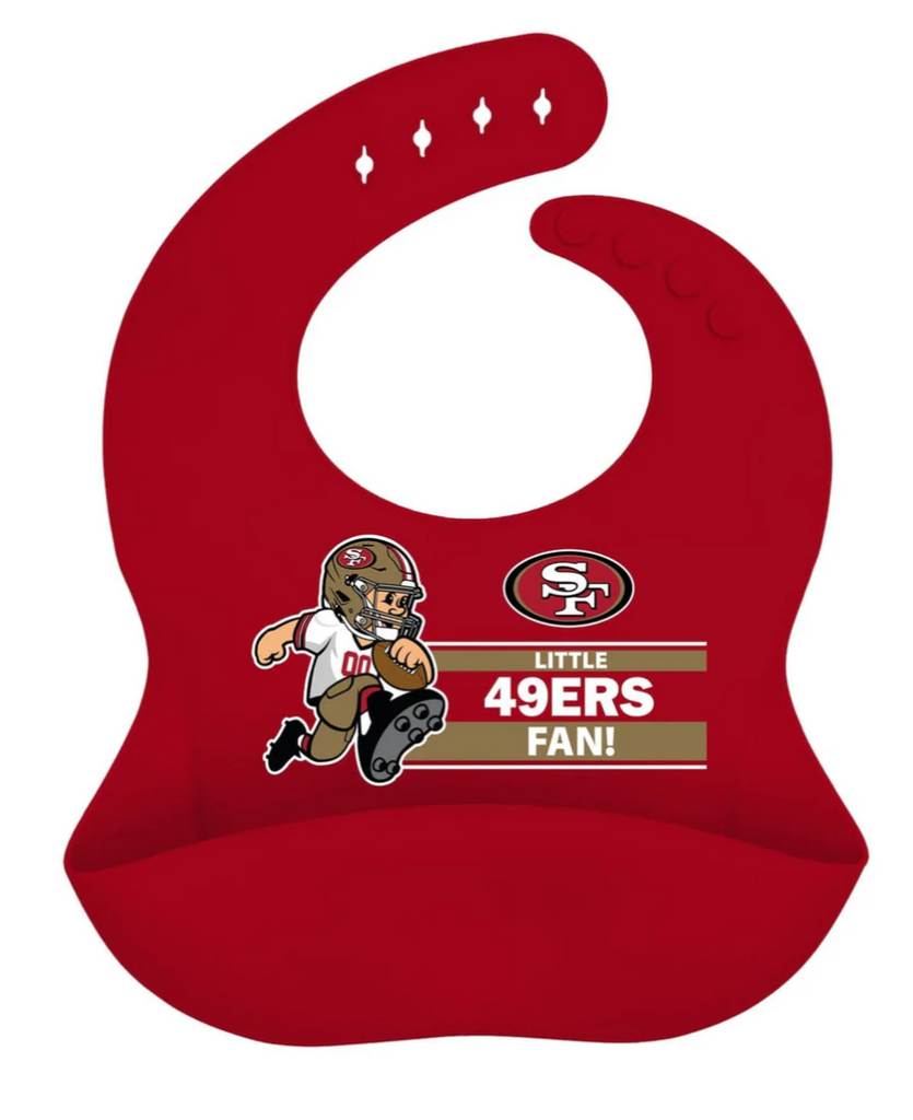 SF 49ers Silicone Bib