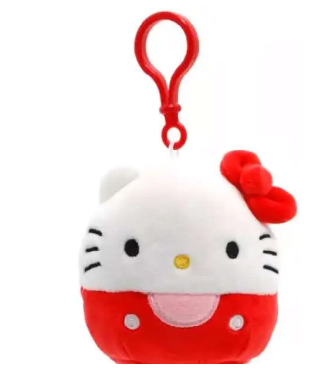 Hello Kitty Squishmello Plush Keychain