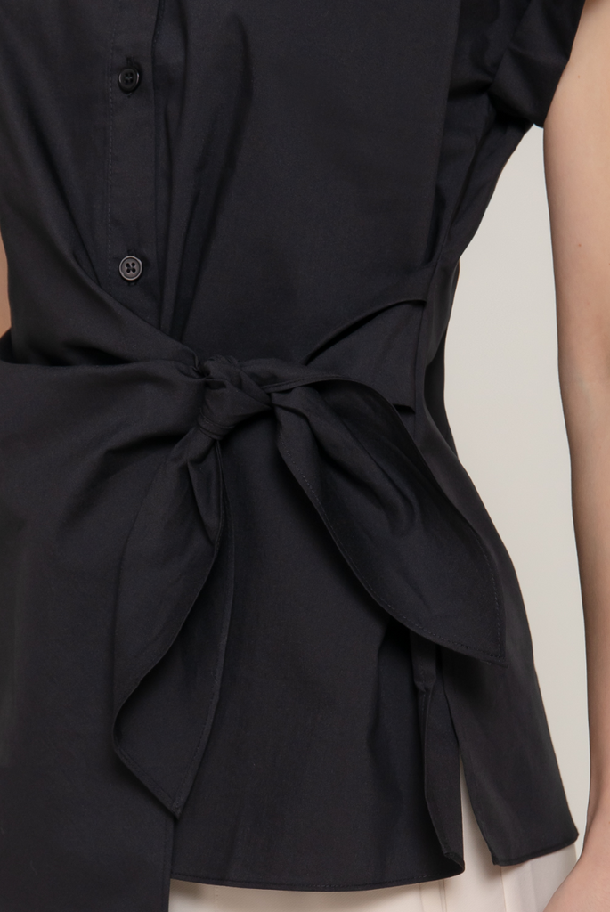 Button Down Dolman Sleeve Top 14254