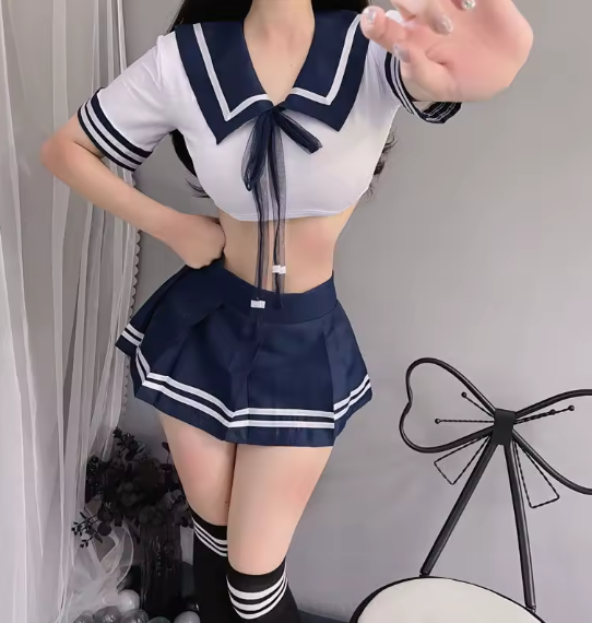 School Girl Cosplay Lingerie