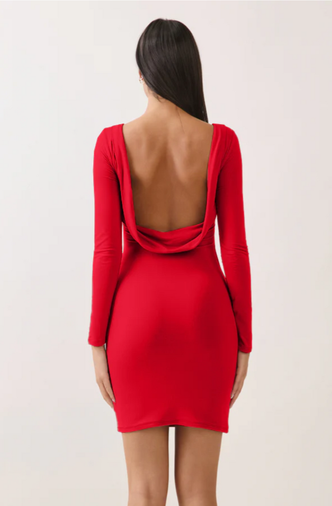 Back Drape Long Sleeve 56804