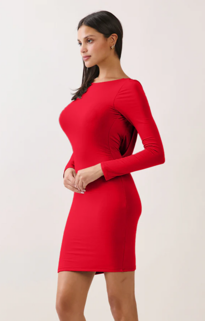 Back Drape Long Sleeve 56804