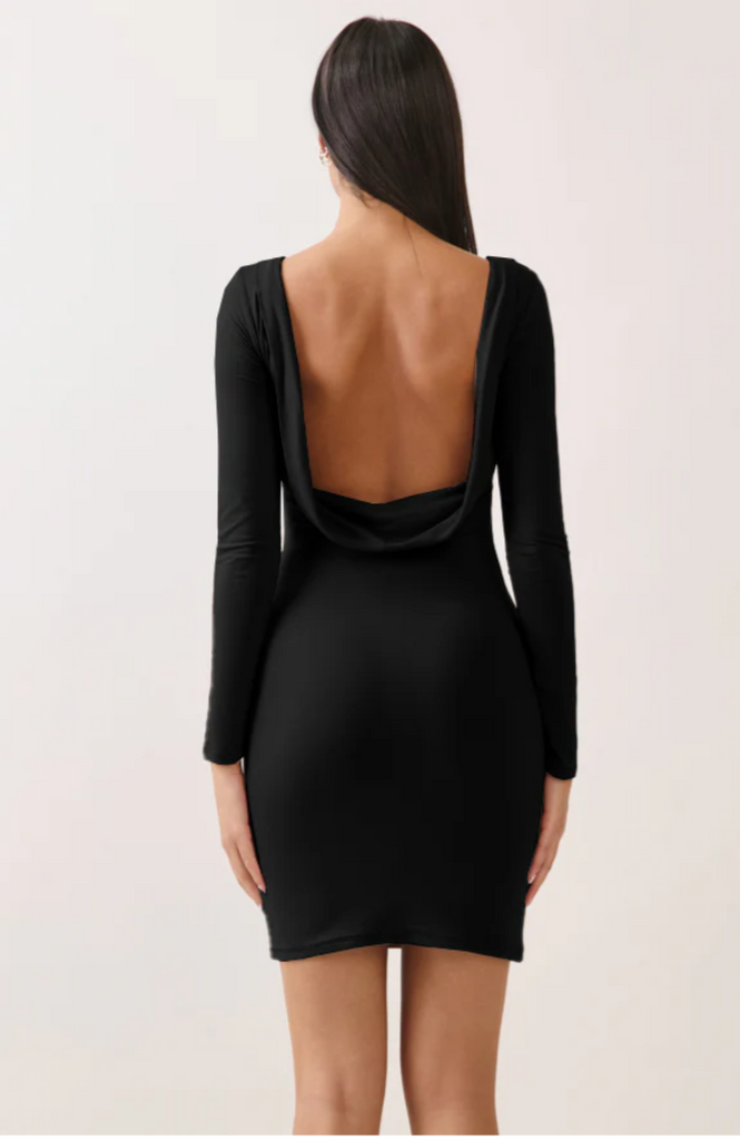 Back Drape Long Sleeve 56804