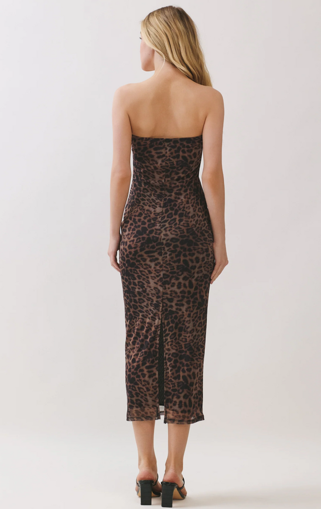 Low Tube Top Print Dress 56925