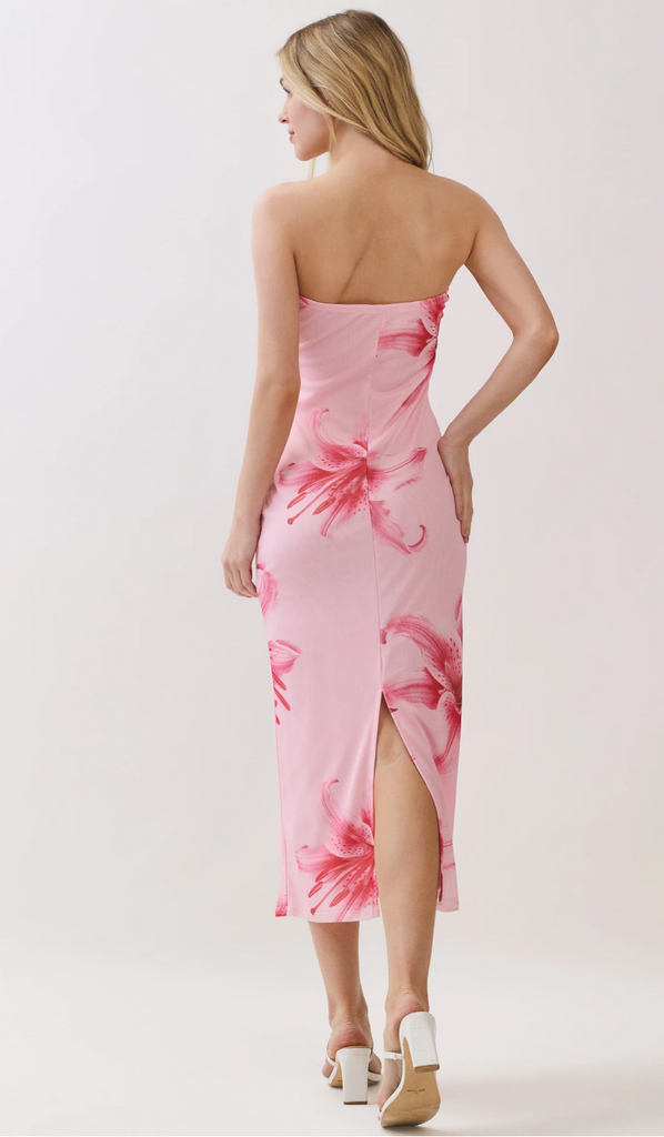 Low Tube Top Print Dress 56925