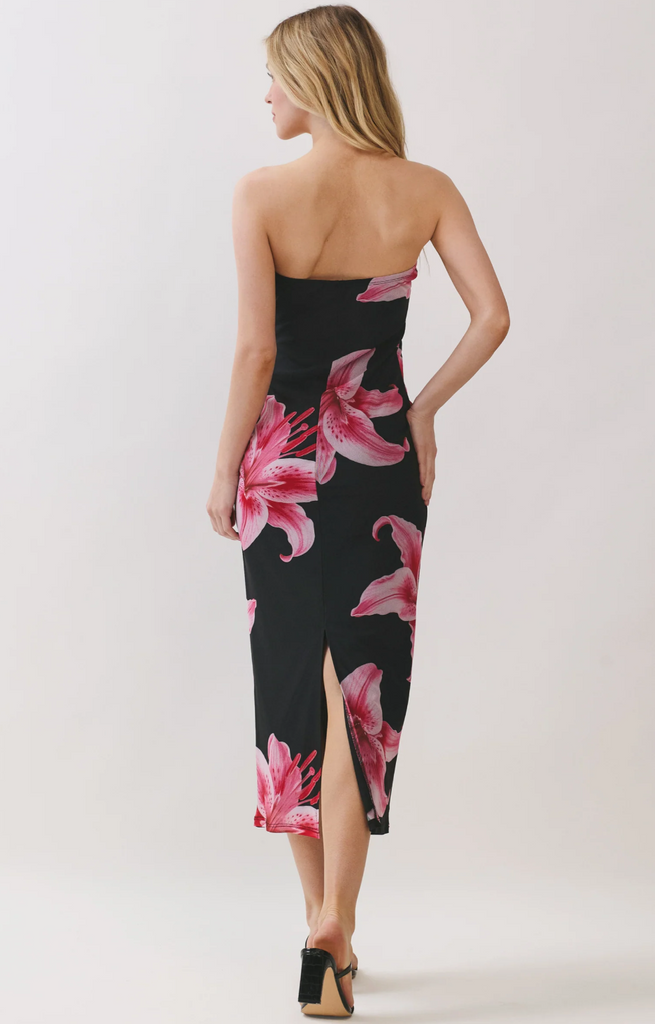 Low Tube Top Print Dress 56925