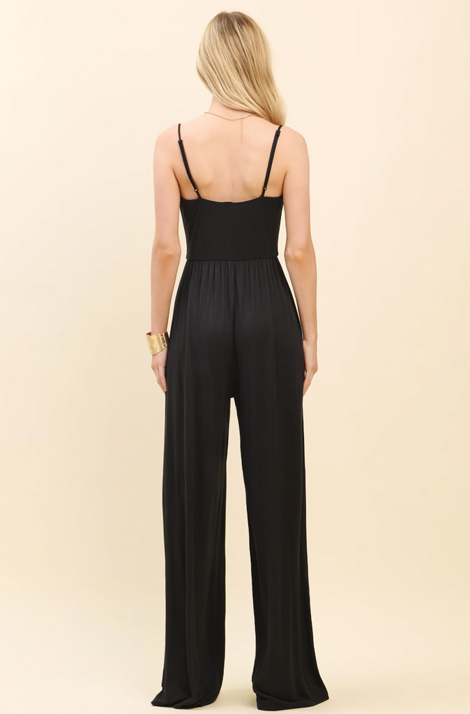 Cowl Neck Palazzo Jumpsuit 56655