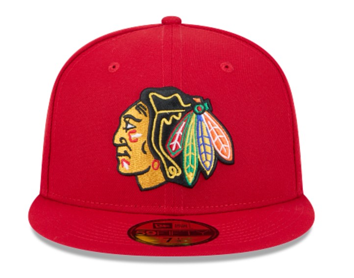 Chicago Blackhawks Scarlet 5950 Fitted Hat