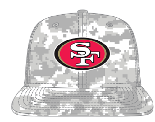 SF 49ers Salute To Service '25 59FIFTY Fitted Hat