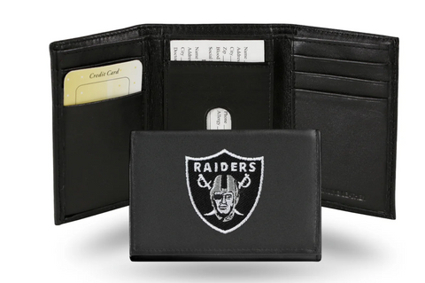 LV Raiders Embroidered Leather Tri-Fold Wallet