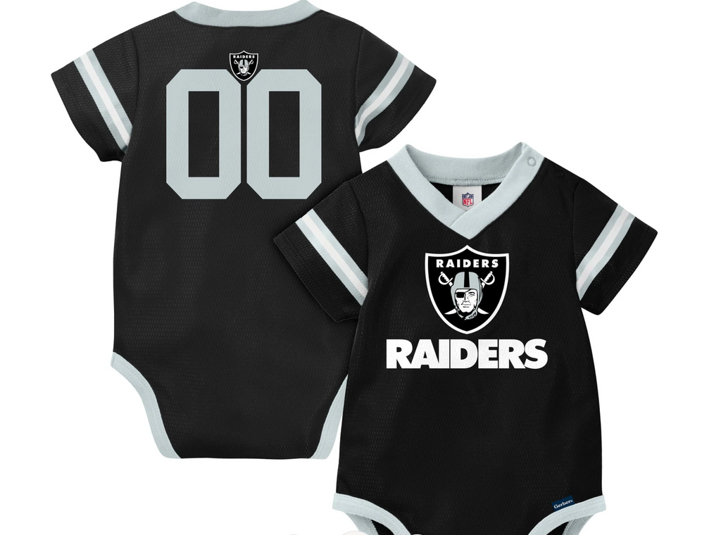 LV Raiders Jersey Short Sleeve Bodysuit