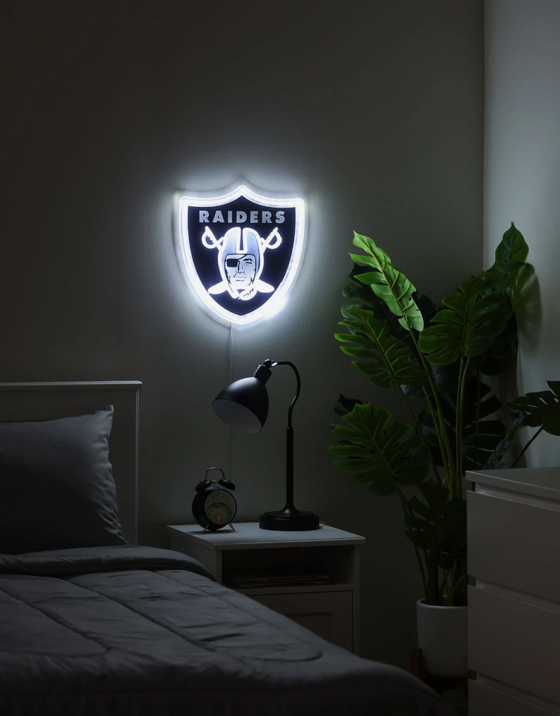LV Raiders LED Neon Light Up Team Logo Sign
