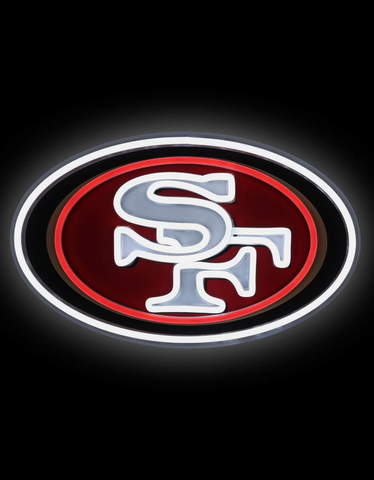SF 49ers LED Neon Light Up Team Logo Sign