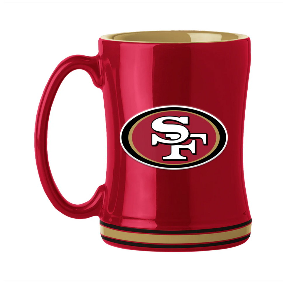 SF 49ers Ceramic Relief Mug
