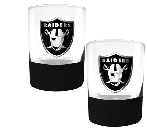 LV Raiders Commissioner Whiskey Glass