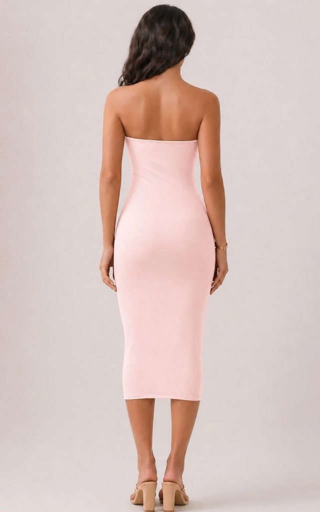 Double Layered Tube Top Dress 56993