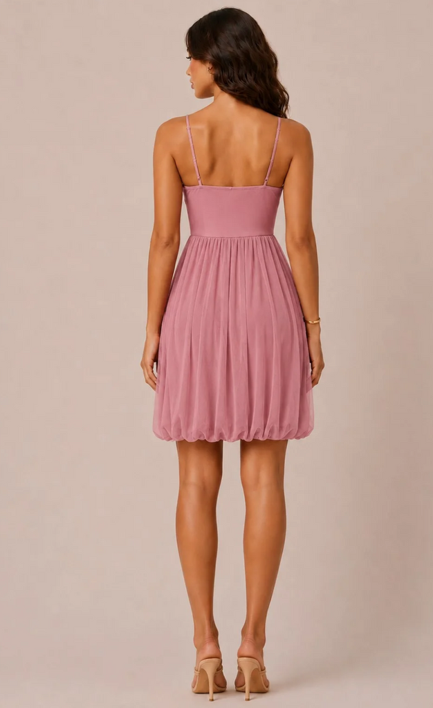 Sheer Bubble Mini Dress 57266