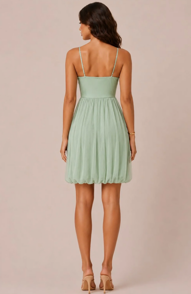 Sheer Bubble Mini Dress 57266