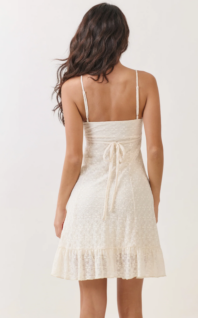 Mini Lace Trapeze Dress 57415