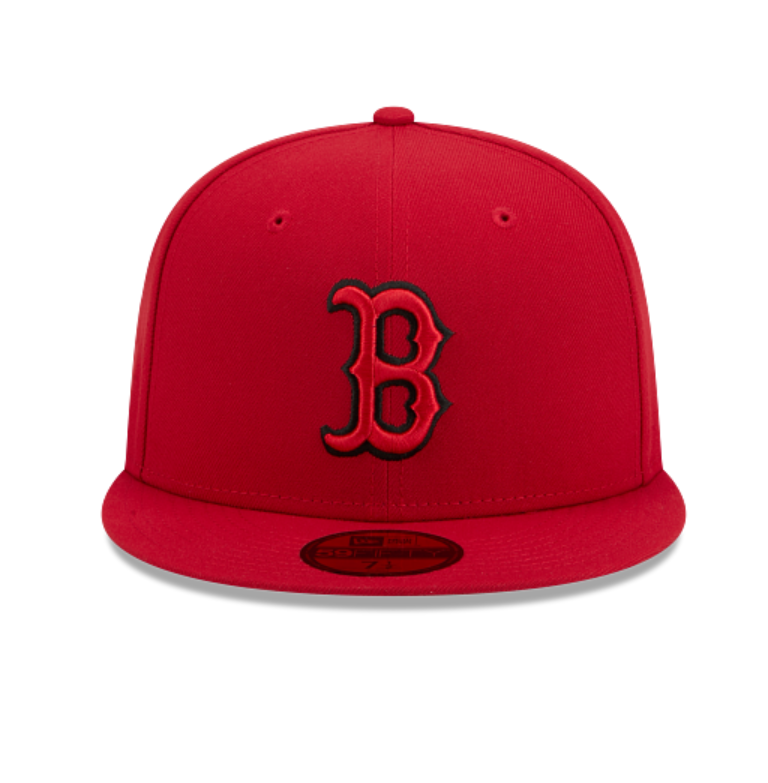Boston Red Sox Scarlet Black Outline