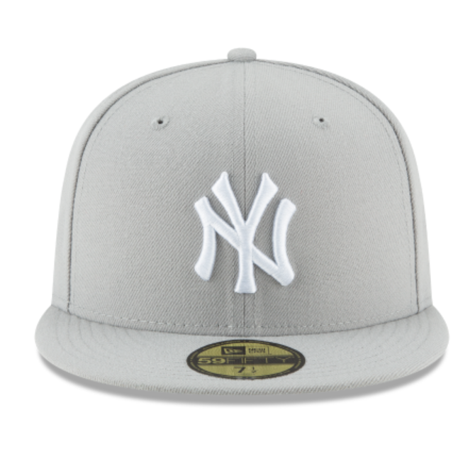 NY Yankees Grey White 5950
