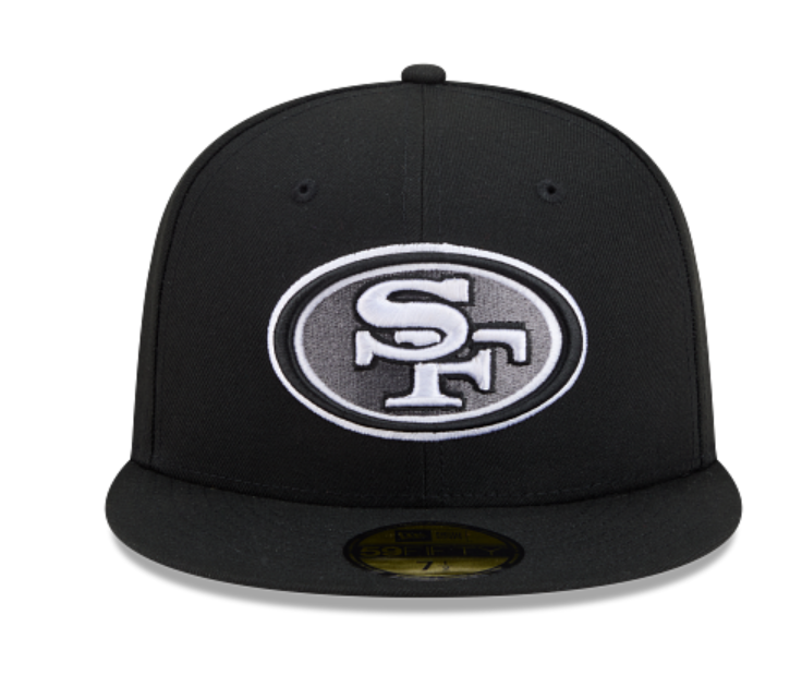 SF 49ers Black White Charcoal 5950