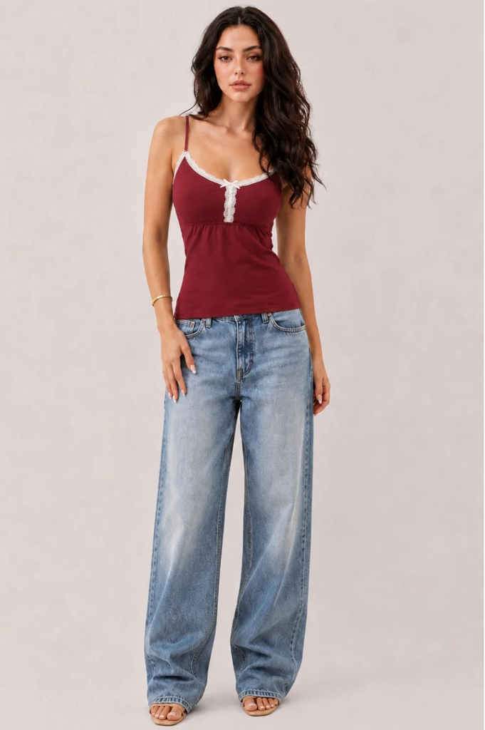 Lace Trimmed Camisole 57013