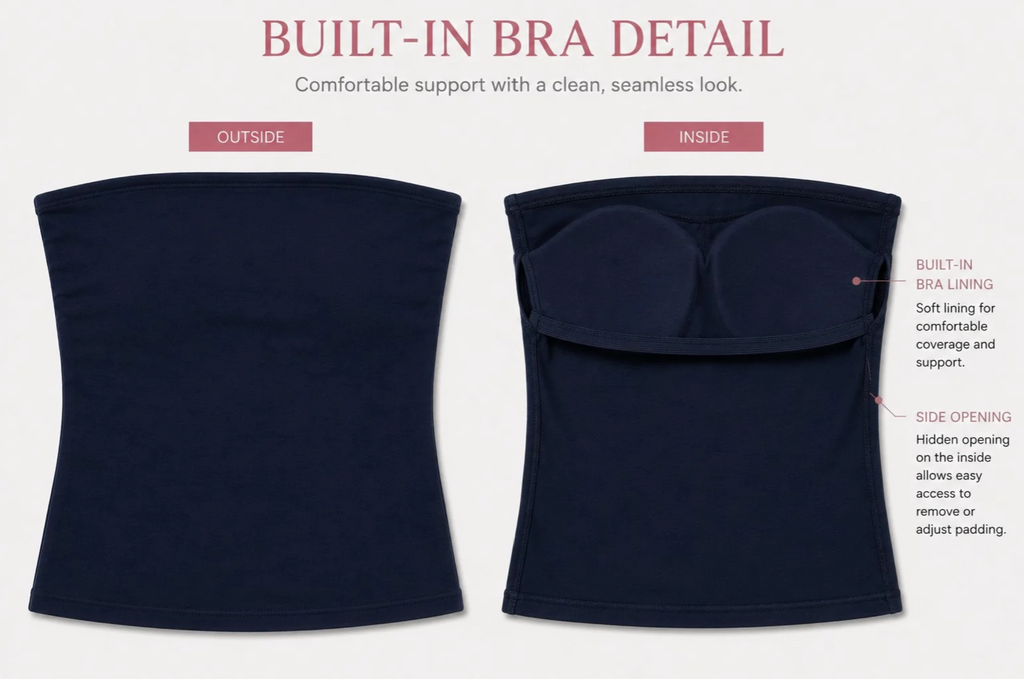 Bra Free Tube Top 57467