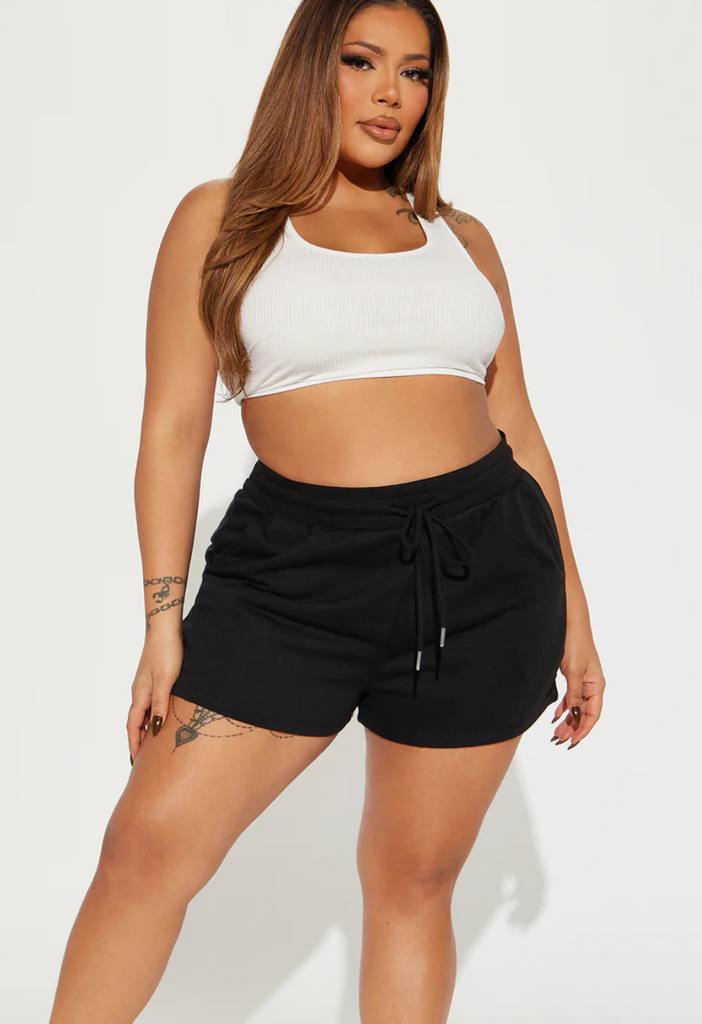 Fleece Sweat Shorts w/ Side Pockets 76303