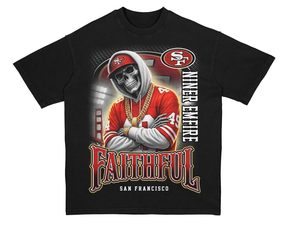SF 49ers Faithful Skull Tee