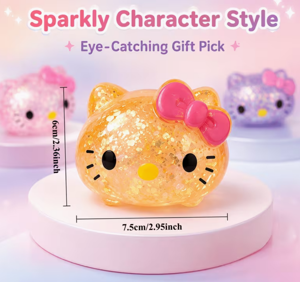 Glitter Hello Kitty Squishy