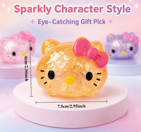 Glitter Hello Kitty Squishy