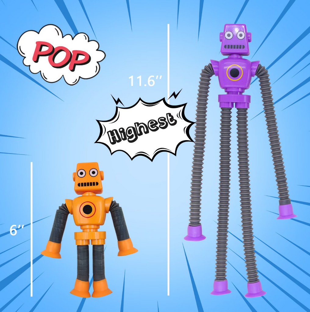 Pop Tube Robot Fidget