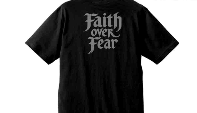 Faith Over Fear Angel Tee