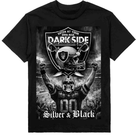 Silver & Black Dark Side Tee