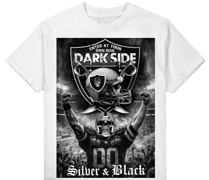 Silver & Black Dark Side Tee