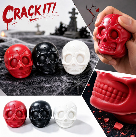 Halloween Skull Crunchy Squishy