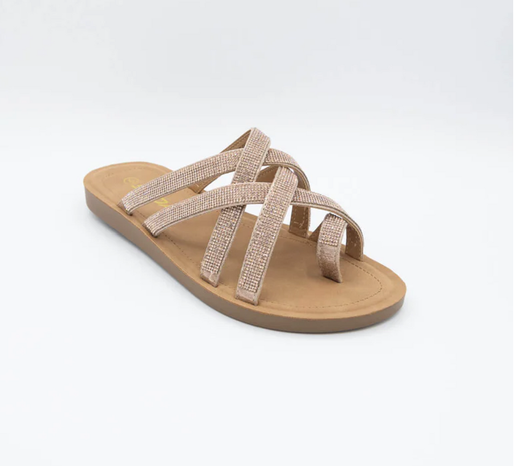Stepup Rhinestone  Sandal