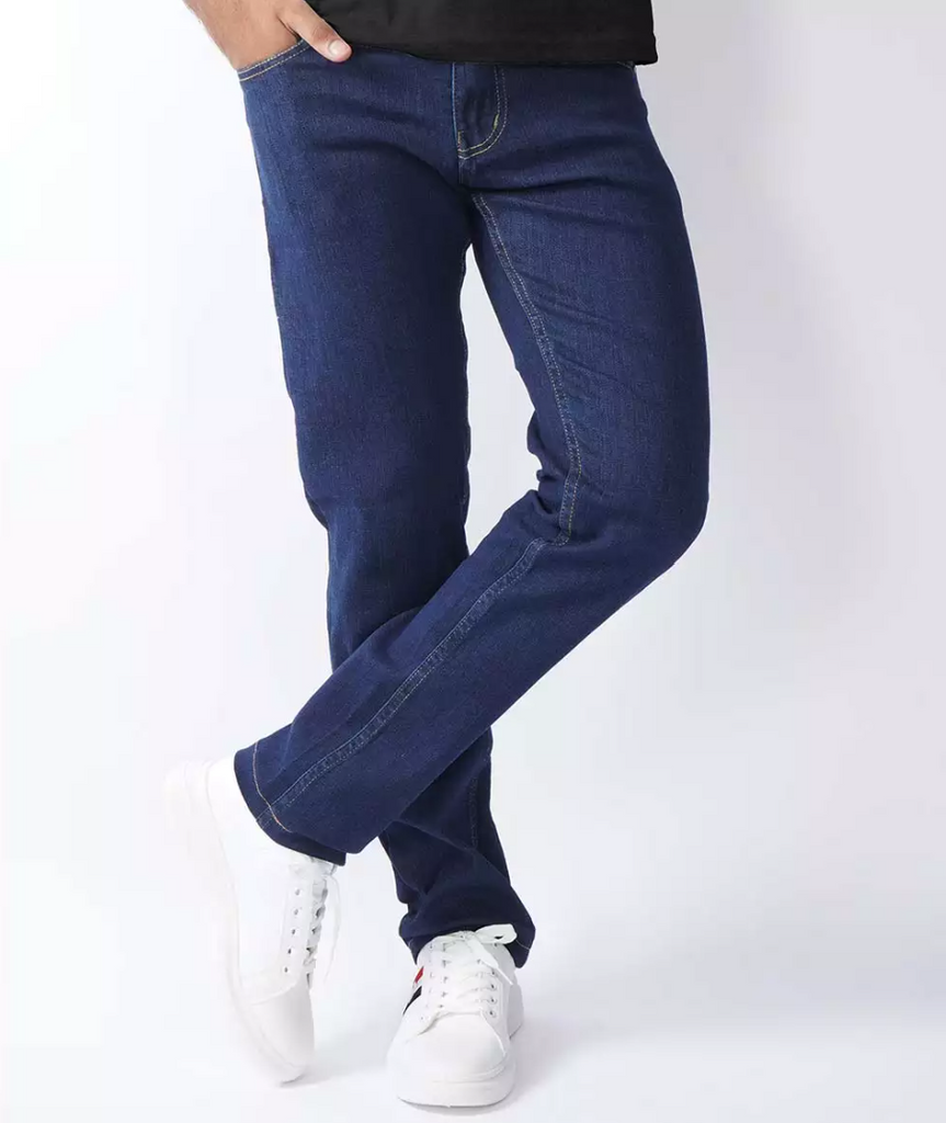 Knobetta Denim Pants Streight Leg Denim Blue