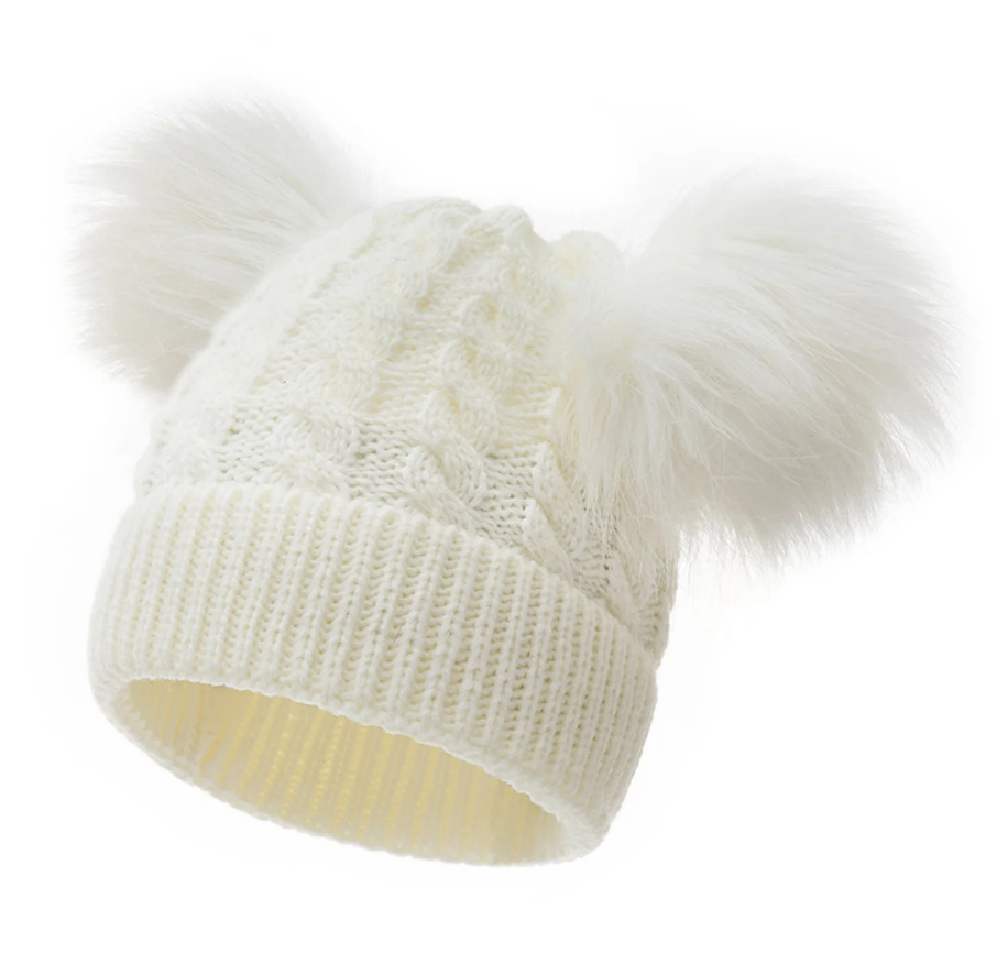 Toddlers Pom Knit Hat